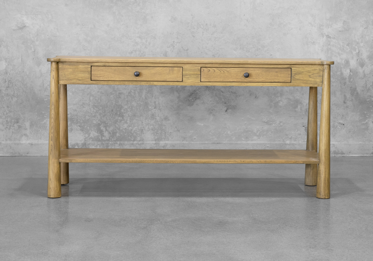 Cora Antique Blonde Console - Front Cora Antique Blonde Console - Front