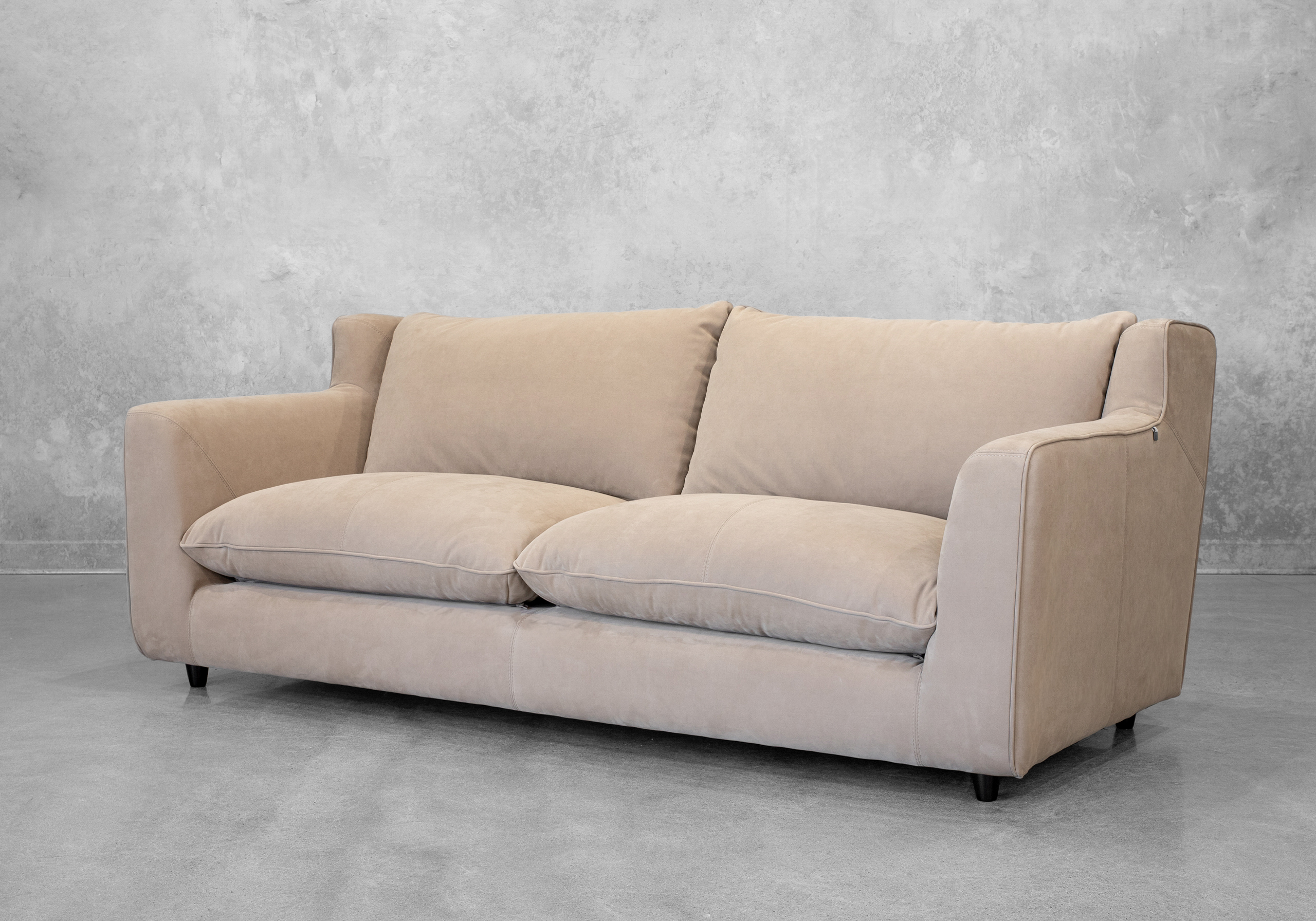 Deauville Fabric Sofa in Mist - Angle