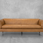 Diana Vintage Tan Leather Sofa