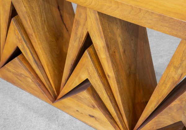 Jefferson Cognac Console - Close Up - 2
