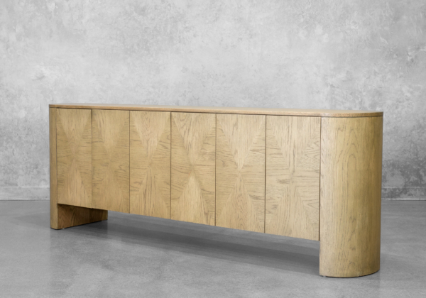 Josie Antique Blonde Sideboard - Angle