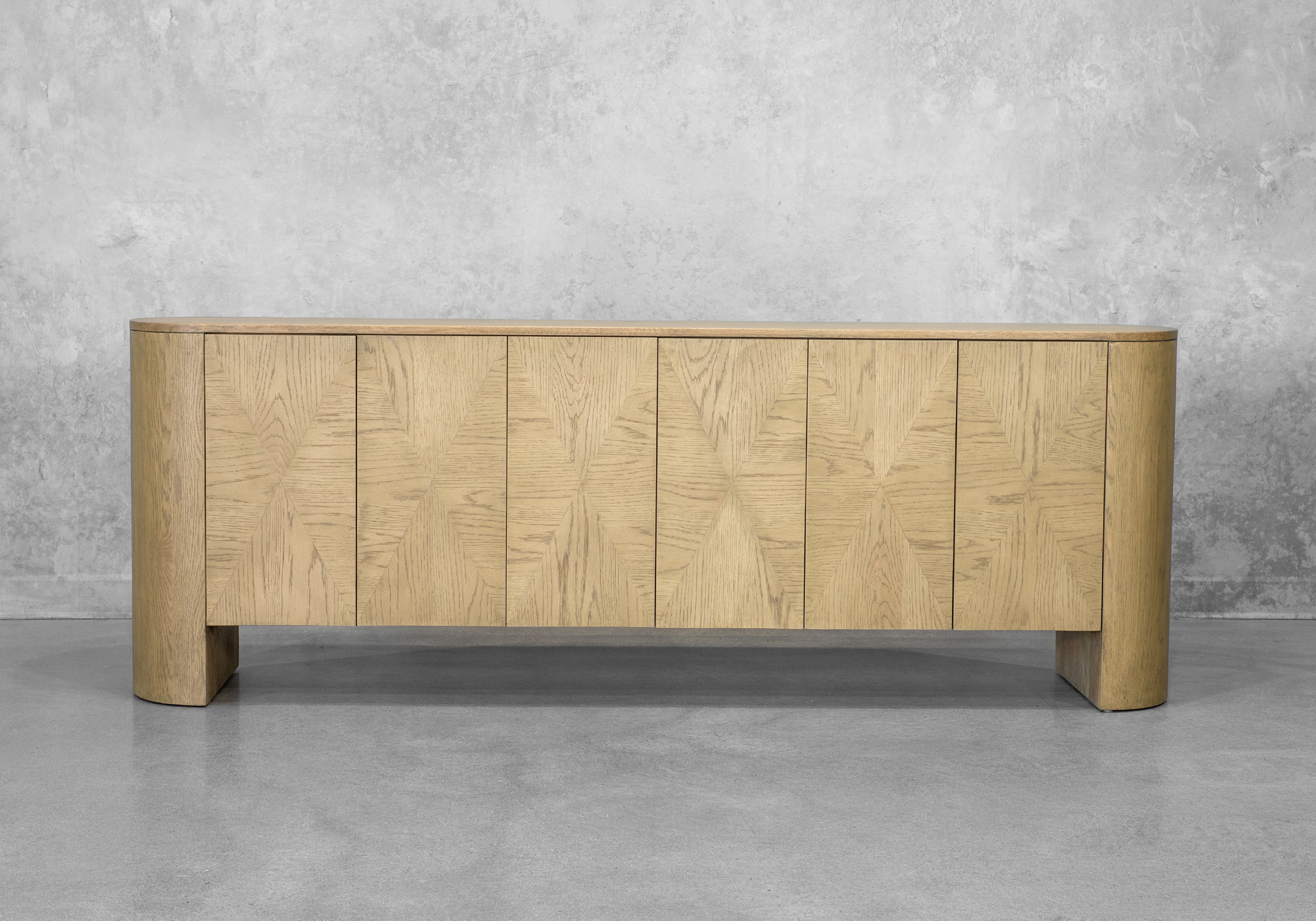 Josie Antique Blonde Sideboard - Front