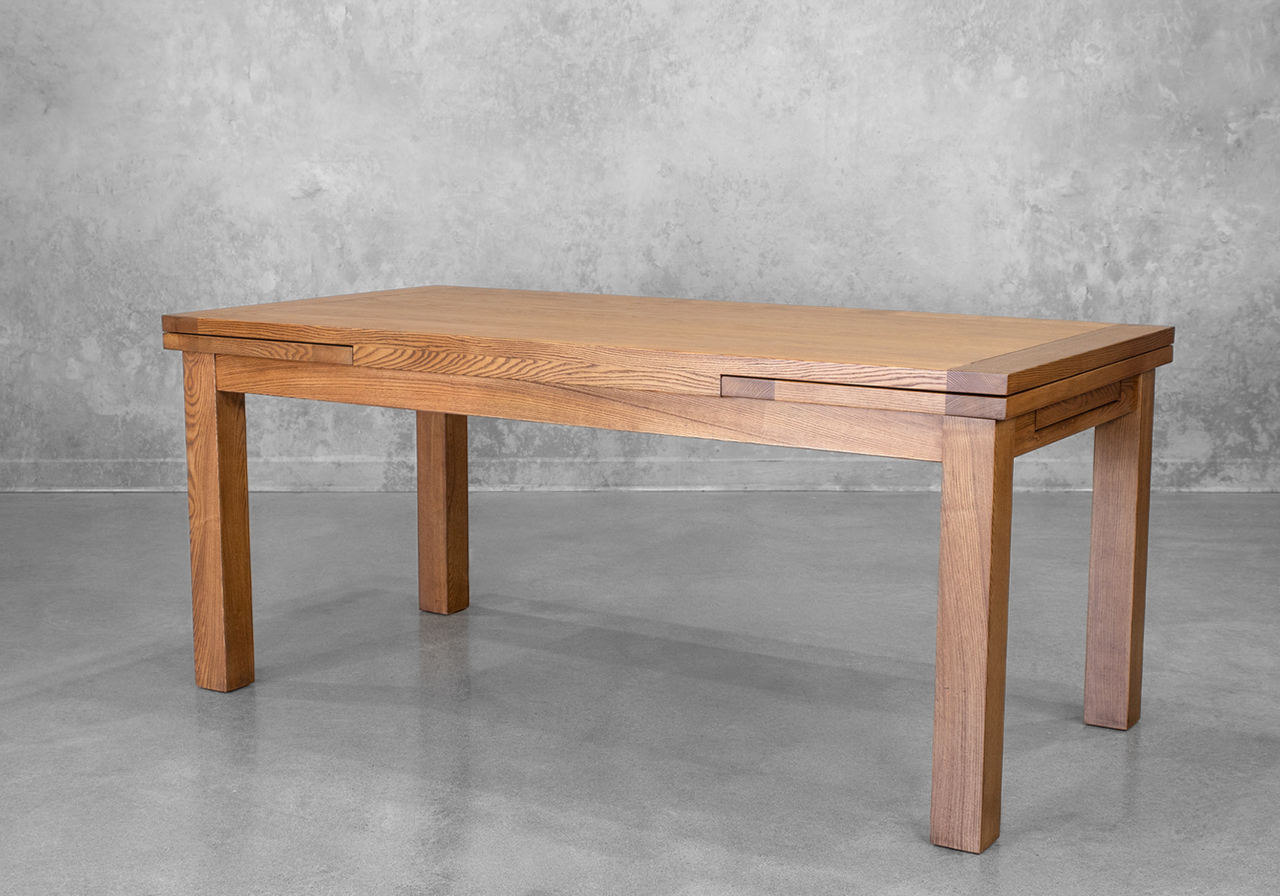 Kinsley Cognac Dining Table - Angle