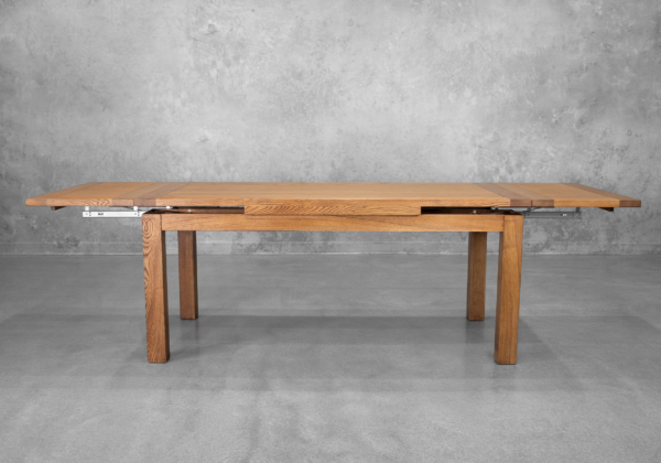 Kinsley Cognac Ext Dining Table - Front