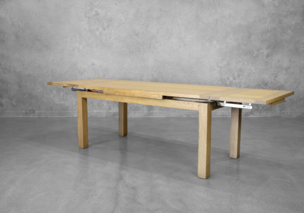 Kinsley Extendable Antique Blonde Dining Table - Angle