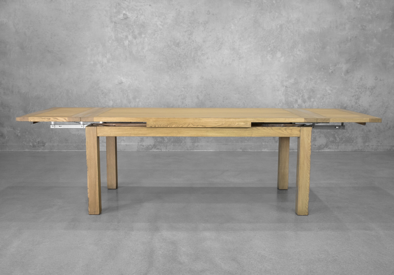 Kinsley Extendable Antique Blonde Dining Table - Front