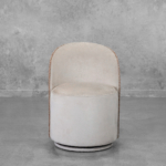 Lily Swivel Dining Chair in Brick