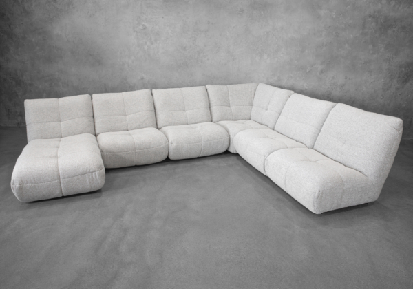 London Fabric Sectional in Mink