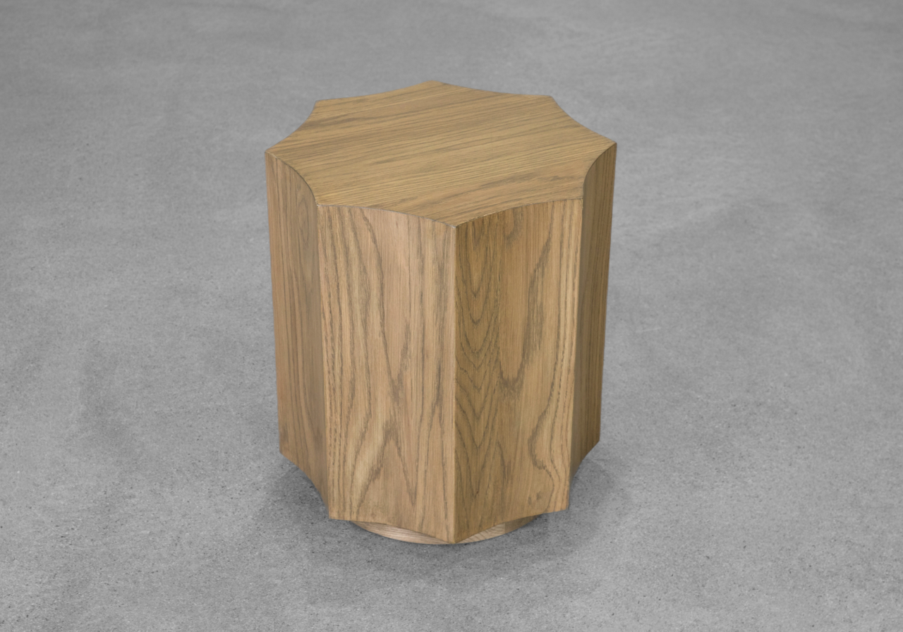 Rimi Side Table in Antique Blonde