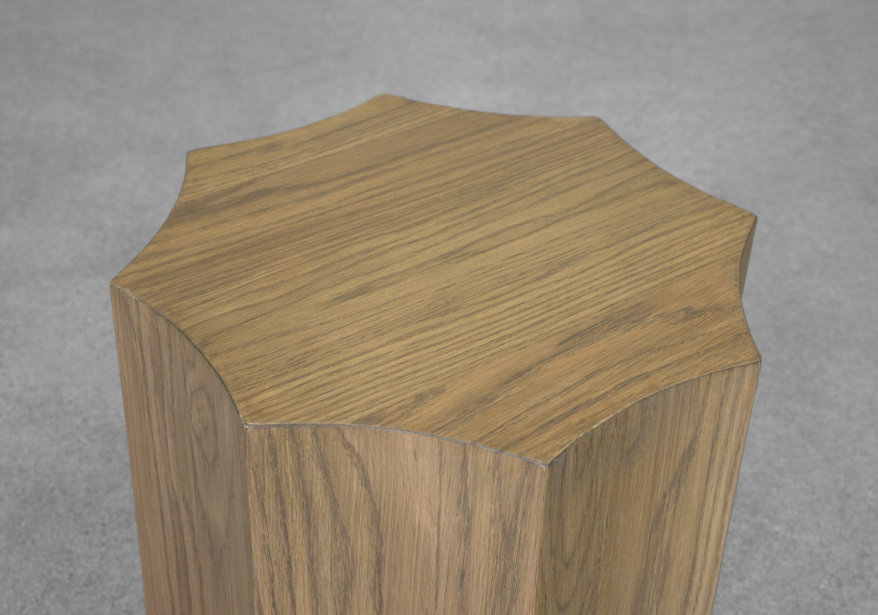 Rimi Side Table in Antique Blonde - Close Up