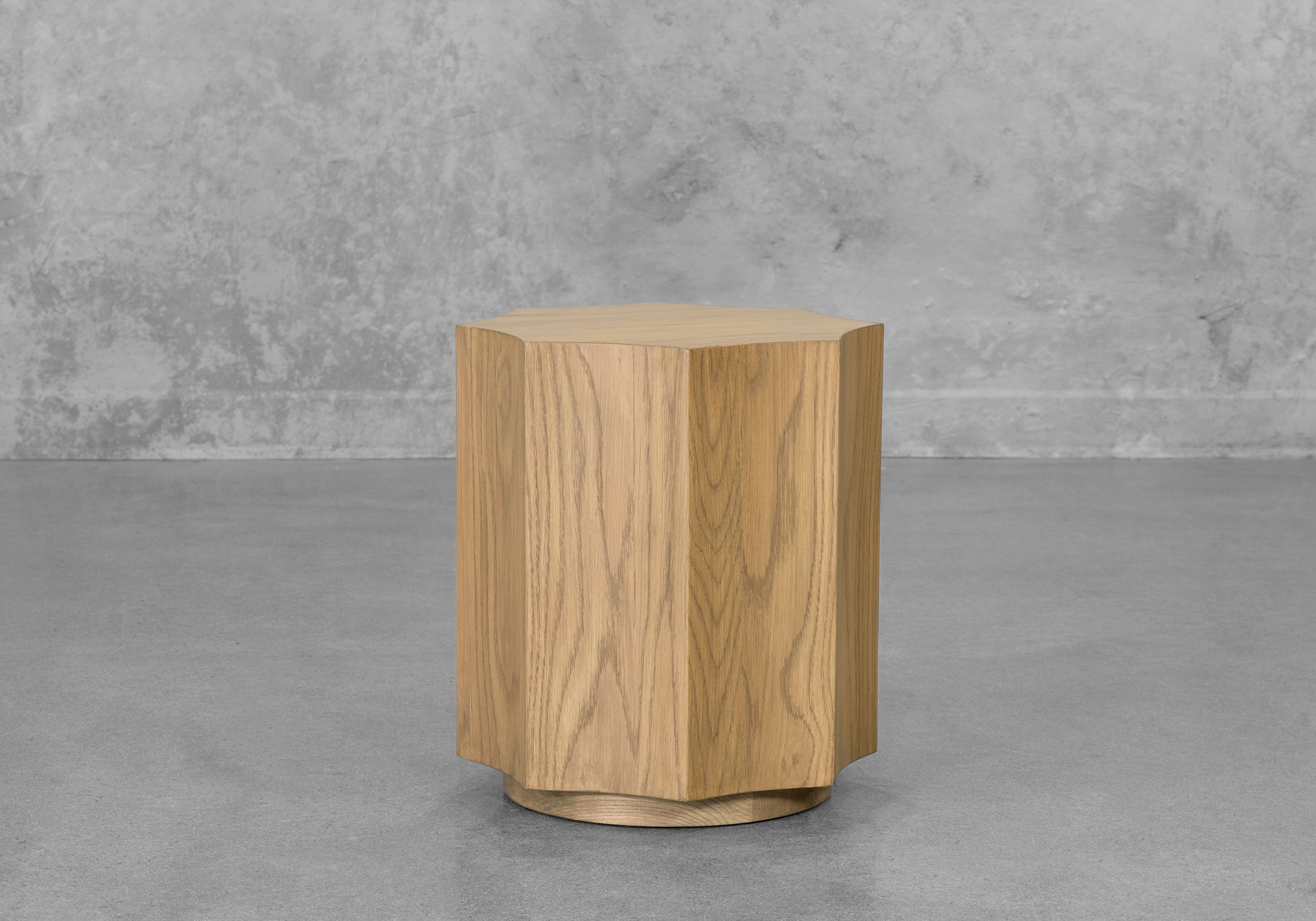 Rimi Side Table in Antique Blonde - Front