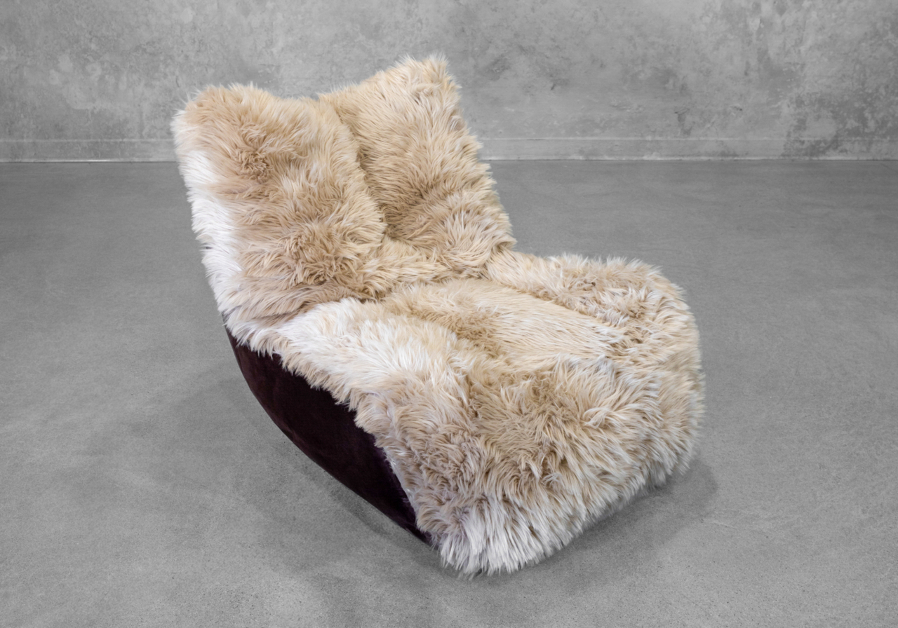 Shetland Faux Fur Accent Chair