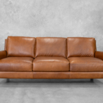 Sicily Leon Maple Leather Sofa