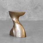 Ascott Brass Metal Side Stool
