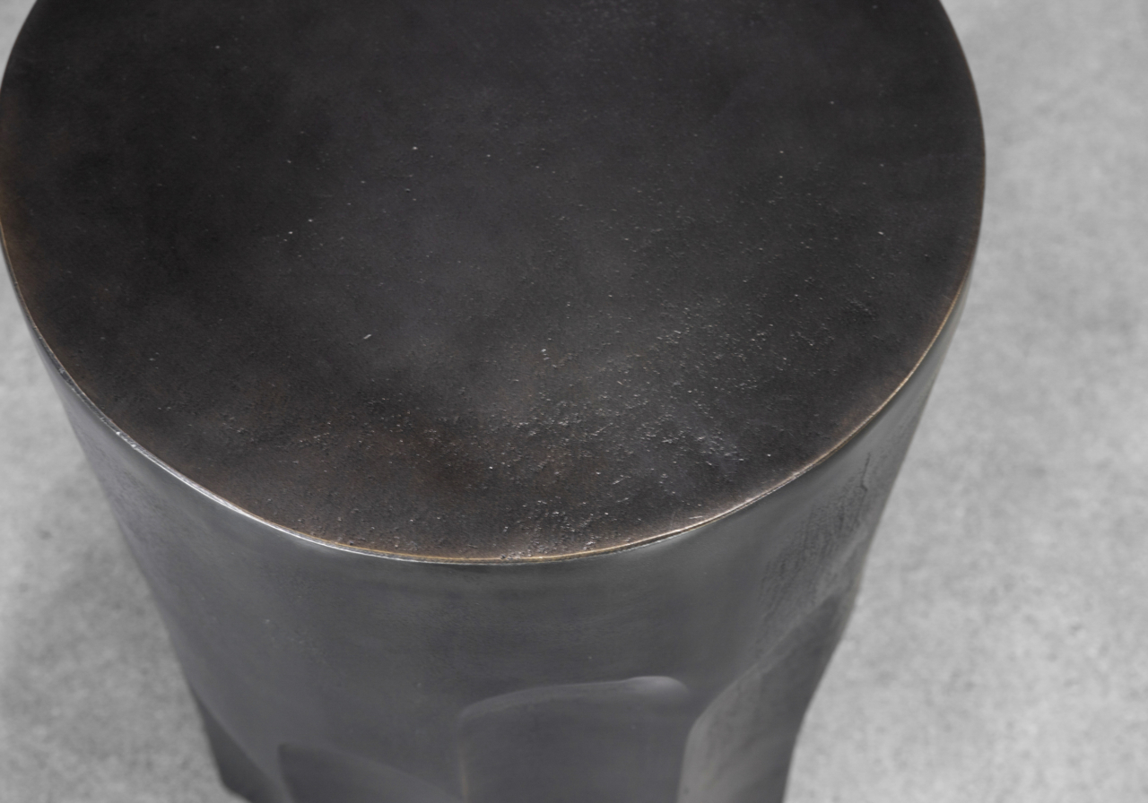 Atwell Metal Side Stool - Close Up