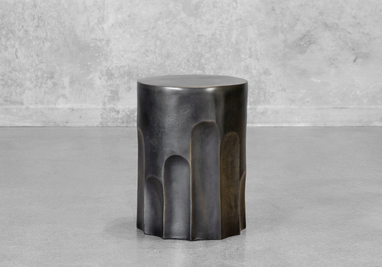 Atwell Metal Side Stool - Front