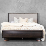 Finley Oak Wood King Bed