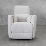Jude Swivel Recliner Chair in Beige