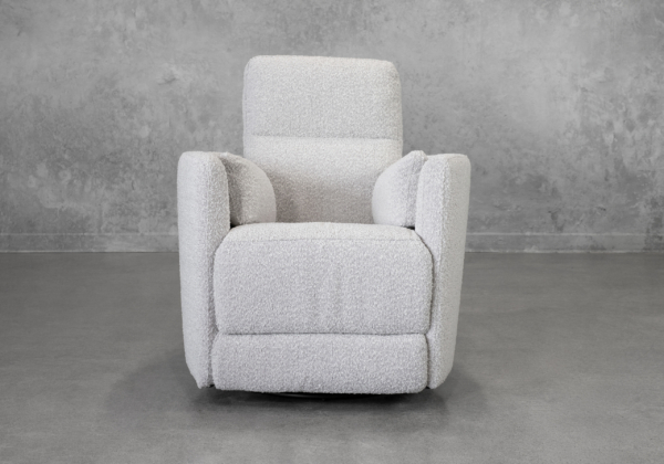 Jude Fabric Recliner in Beige - Front