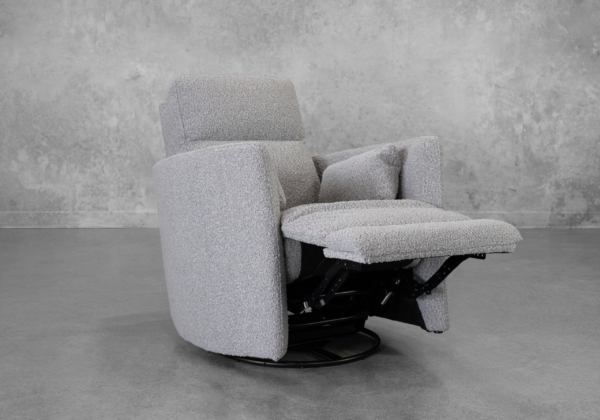 Jude Fabric Recliner in Smoke - Recline