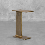 Oki Brass Metal Side Table