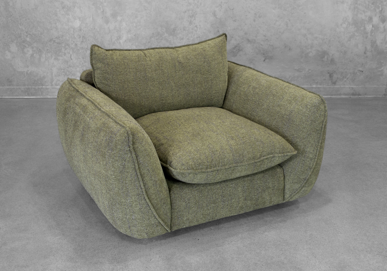 Archie Swivel Accent Chair in Forest