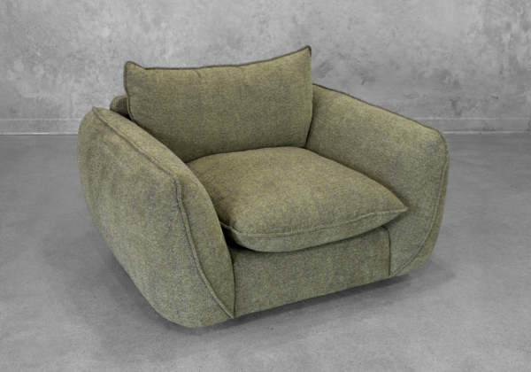 Archie Swivel Accent Chair in Forest