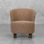 Coco Upholstered Chair in Brown