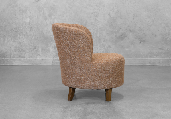 Coco Accent Chair in Brown - Side