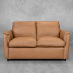 Ford Leather Loveseat in Oslo Antelope