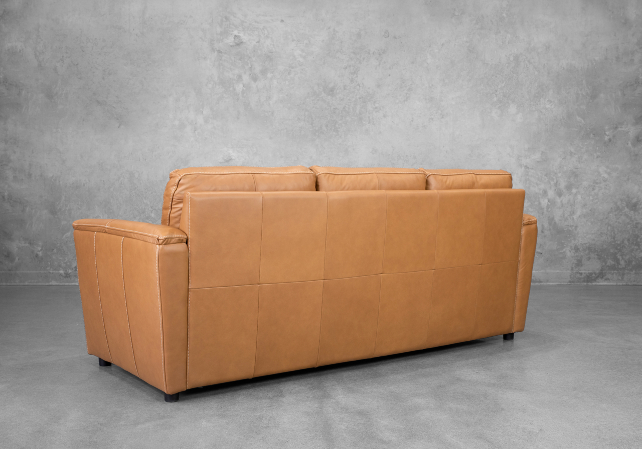 Ford Leather Sofa in Oslo Antelope - Back
