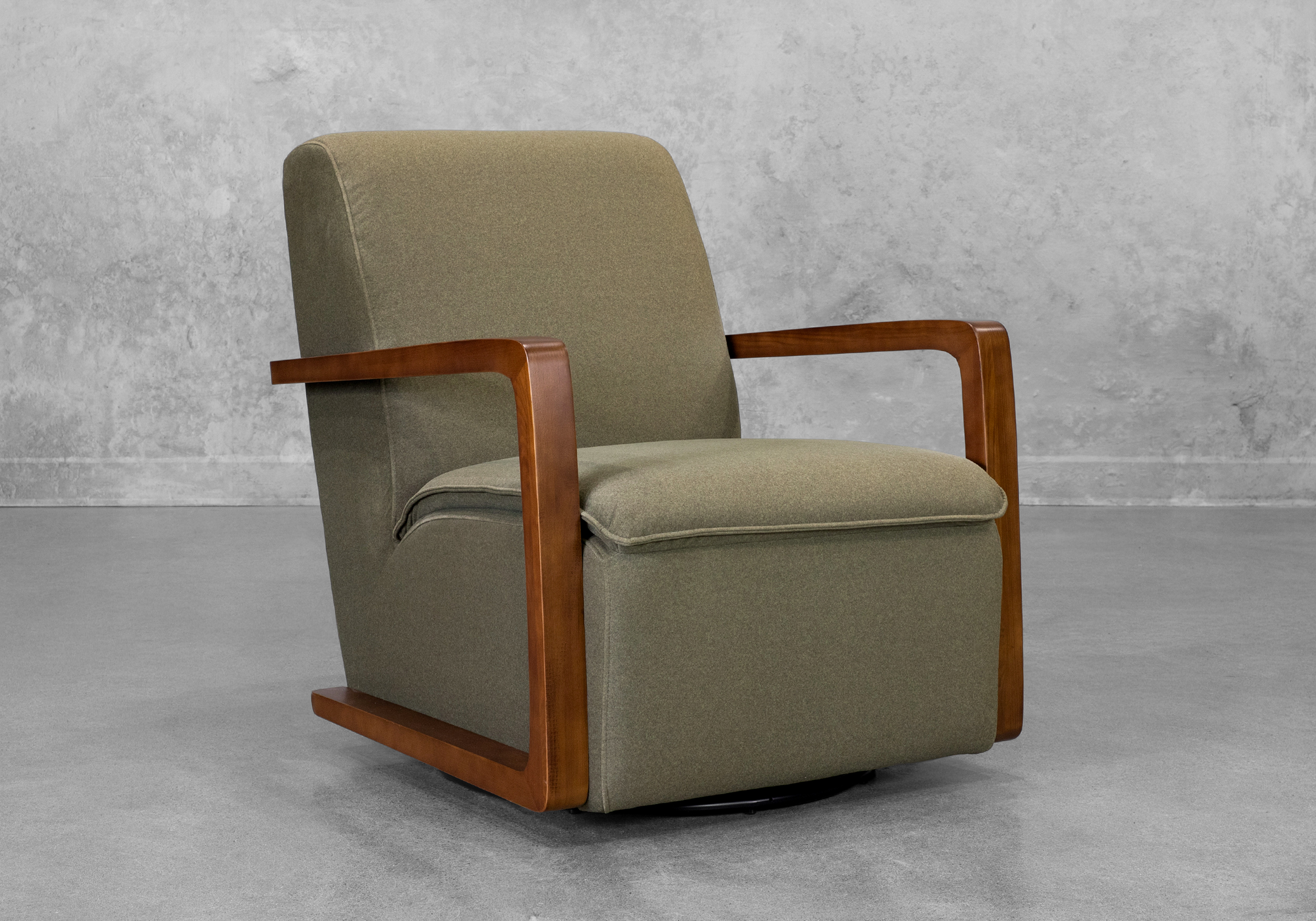 Forest Swivel Accent Chair - Angle