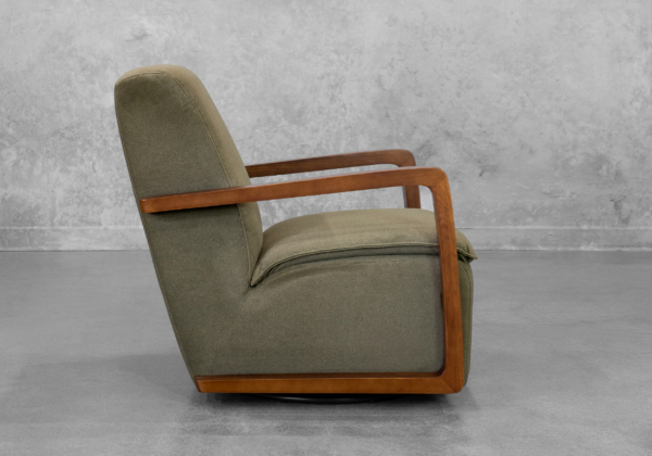 Forest Swivel Accent Chair - Side