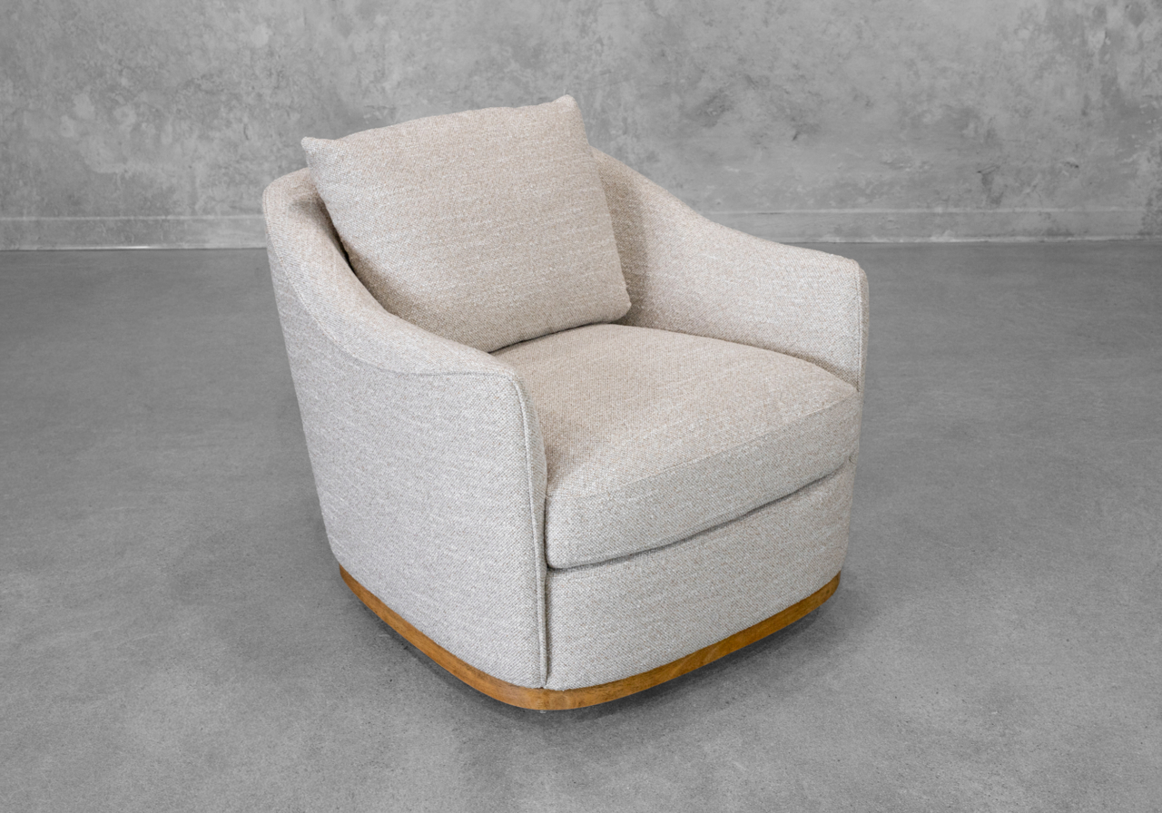 Jasper Swivel Chair in Sand
