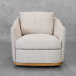 Jasper Swivel Accent Chair in Sand