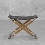 Kerrisdale Leather Ottoman