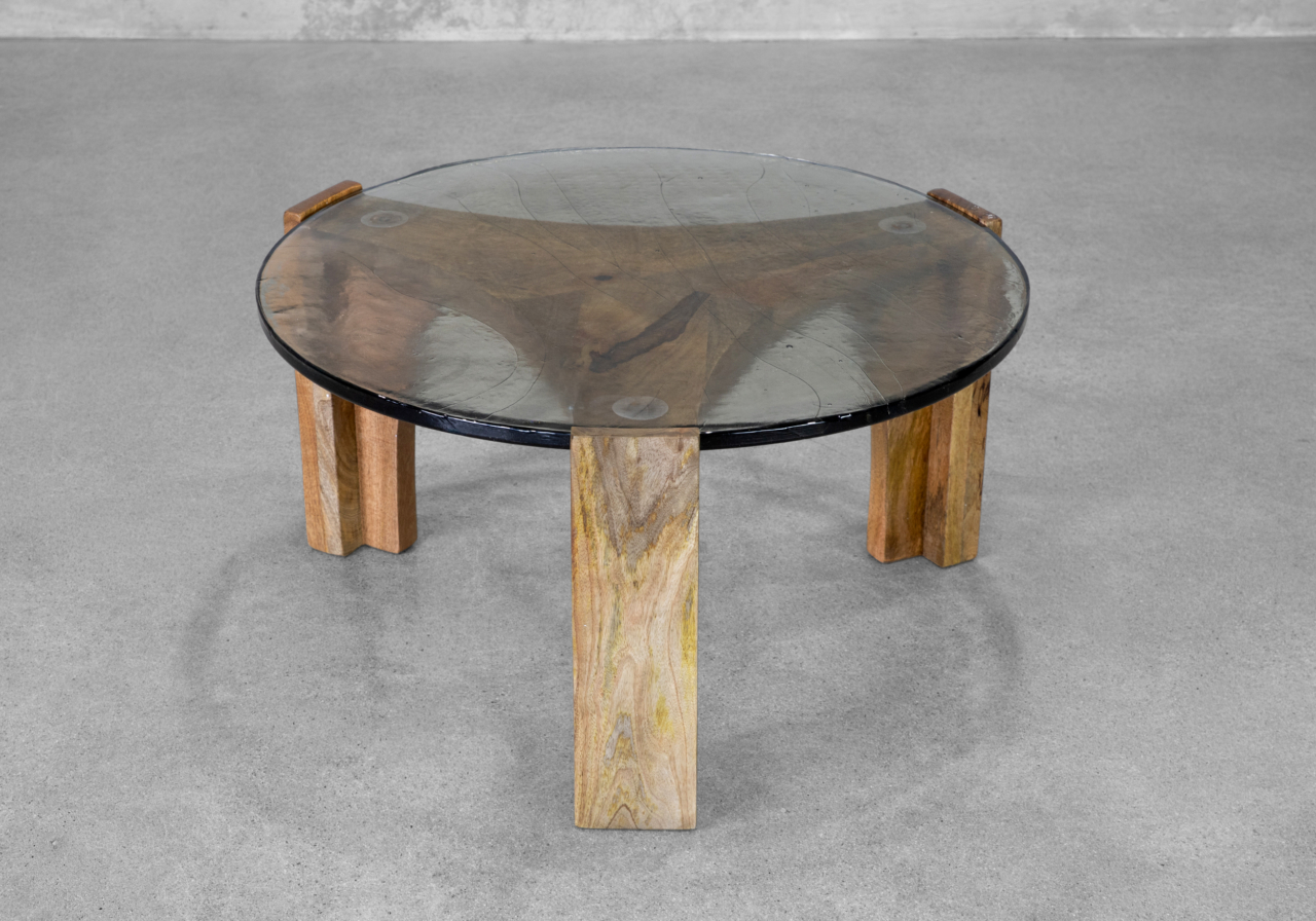 Leryn Glass Coffee Table