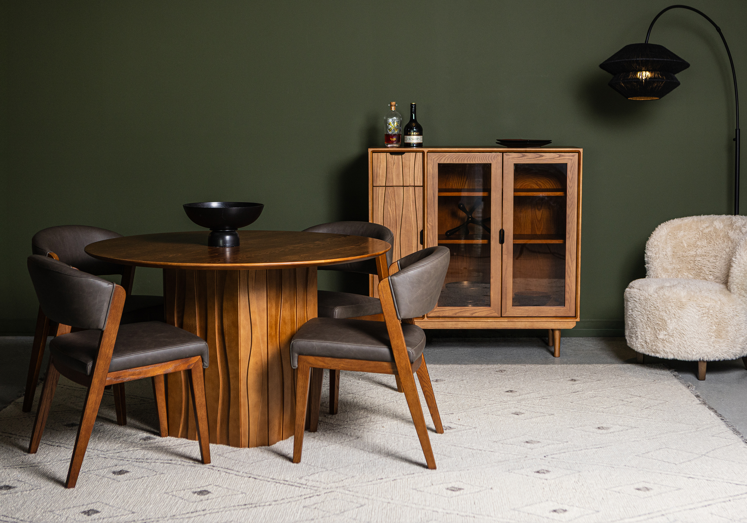 Modern living room with Muse and Merchant furniture