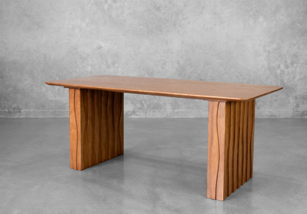 Meika Rectangular Dining Table - Angle