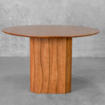 Meika 47" Round Wood Dining Table