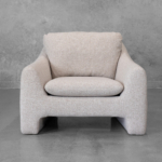 Mimi Fabric Accent Chair in Ginger