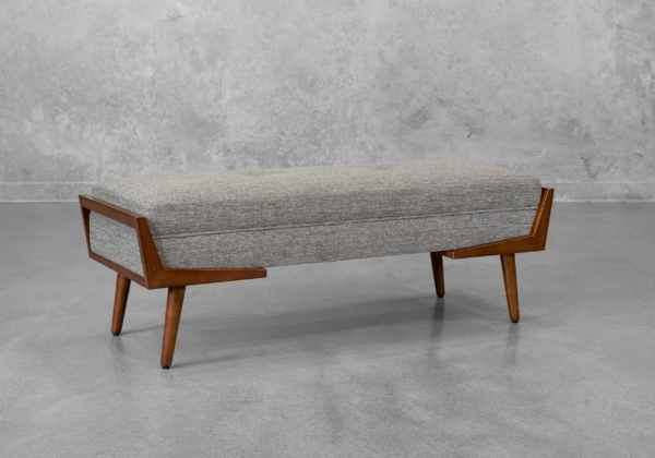 Moco Grove Fabric Bench - Angle