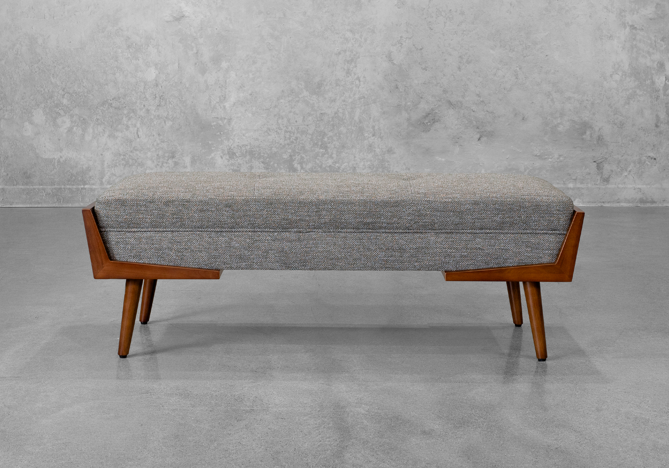 Moco Grove Fabric Bench - Front