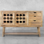 Shell 58" Acacia Wood Sideboard