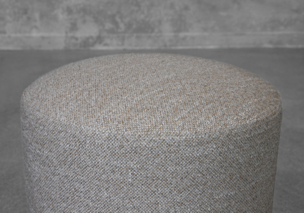 Sunday Fabric Swivel Stool in Sand - Close Up