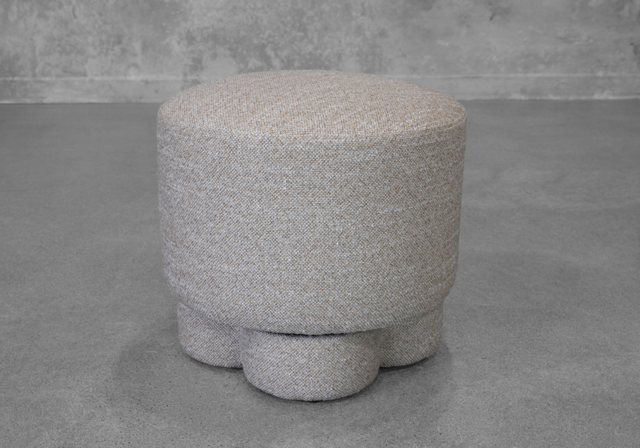Sunday Fabric Swivel Stool in Sand