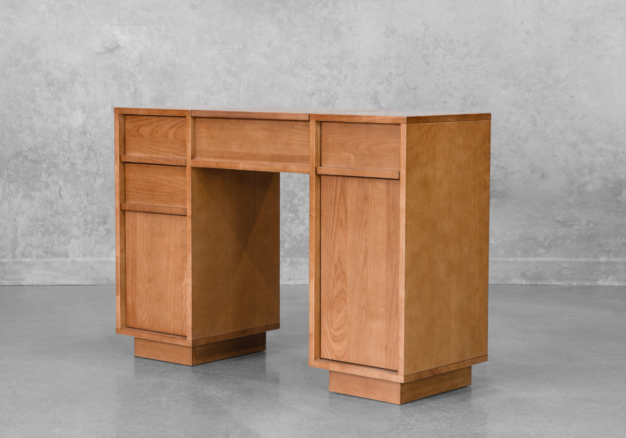 Toko Wood Dressing Table - Angle