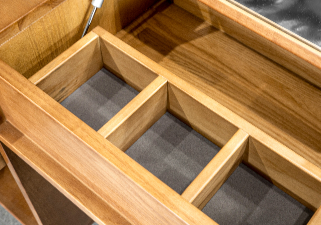 Toko Wood Dressing Table - Close Up