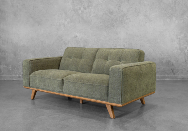 Dalkin Loveseat in Forest - Angle