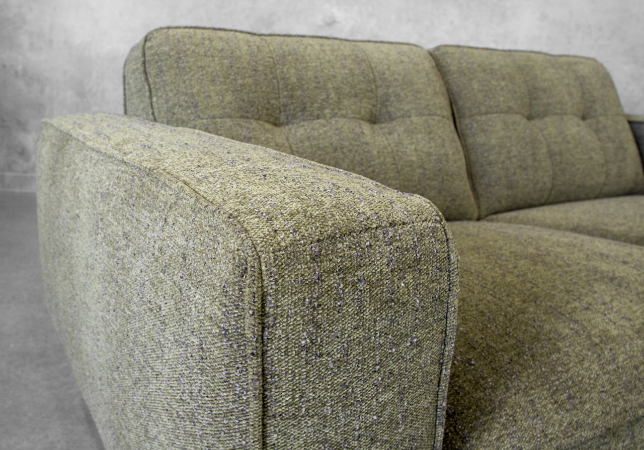 Dalkin Loveseat in Forest - Closeup